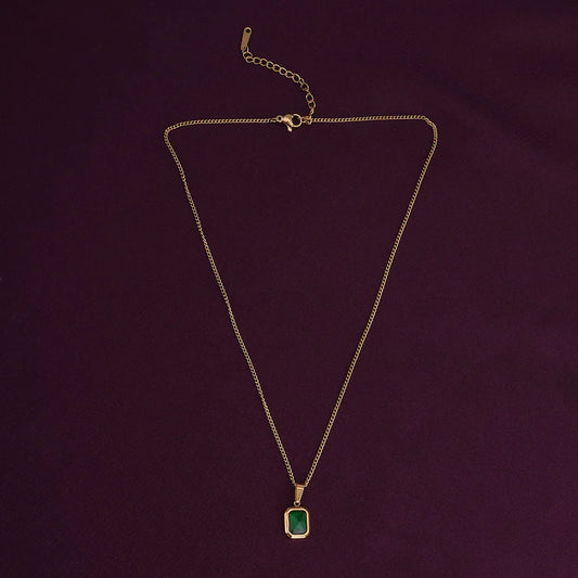 Classic Emerald Necklace